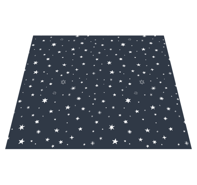 Tapis vinyle chambre ciel nocturne - TenStickers