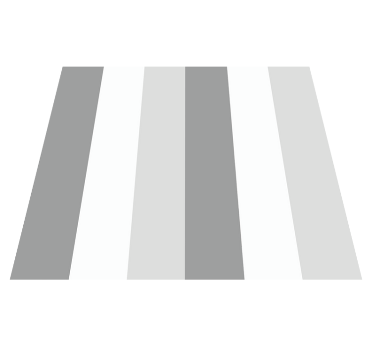 Tapis vinyle chambre rayures verticales grises classiques - TenStickers