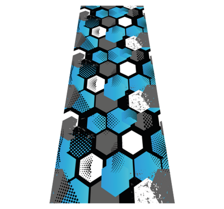 Tapis vinyle chambre fond de football abstrait dégradé - TenStickers