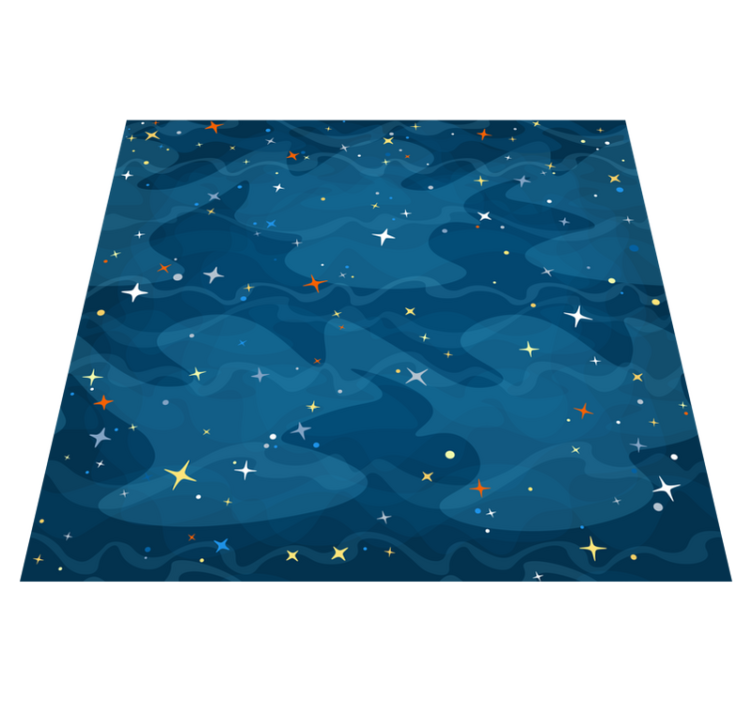 Tapis vinyle chambre camouflage Étoilé - TenStickers