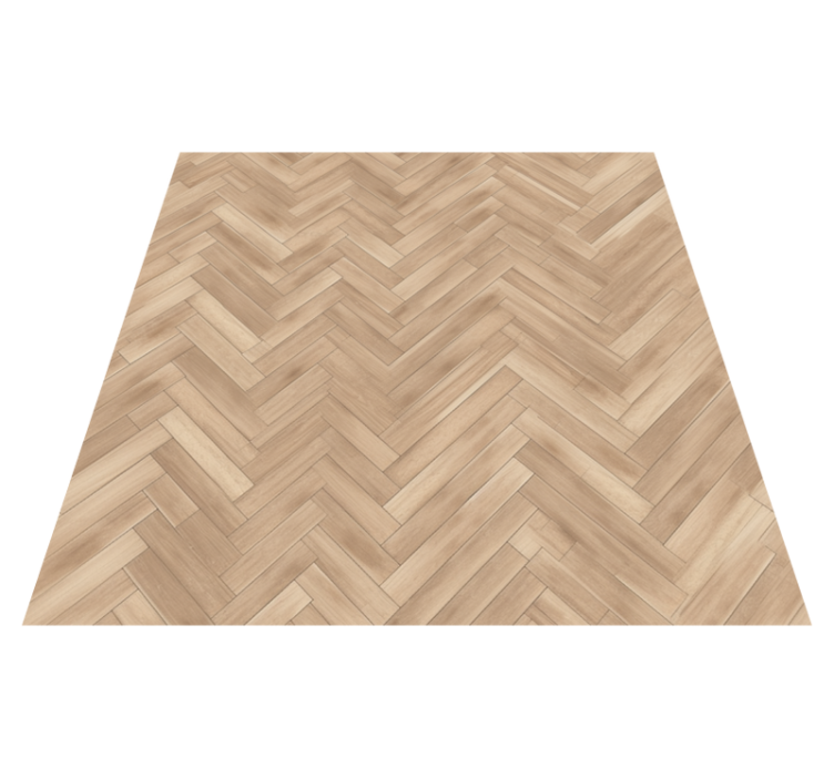Tapis vinyle chambre texture bois clair - TenStickers