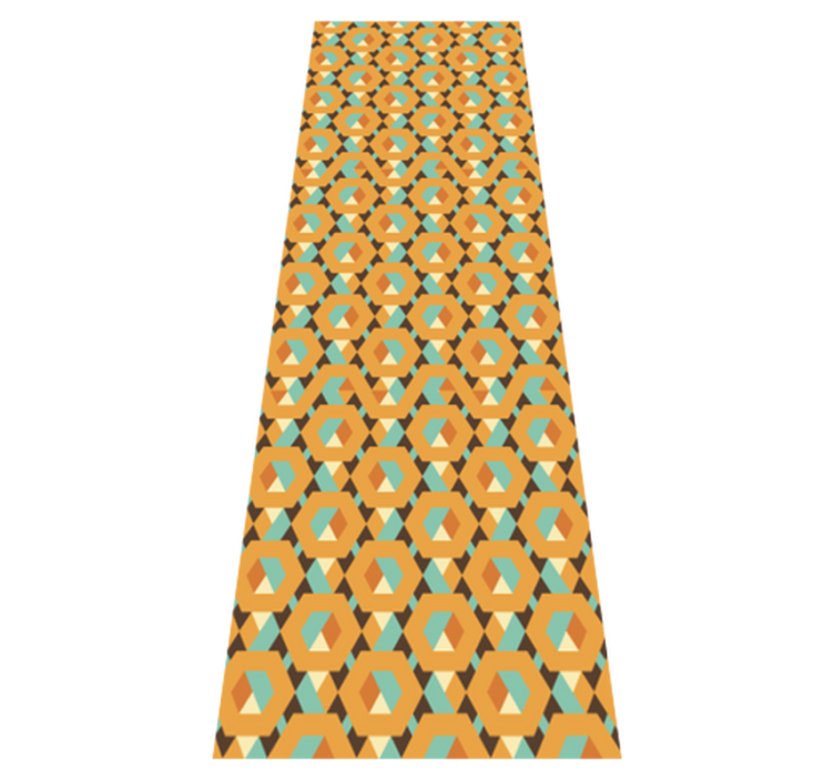 Tapis vinyle chambre formes géométriques apaisantes - TenStickers