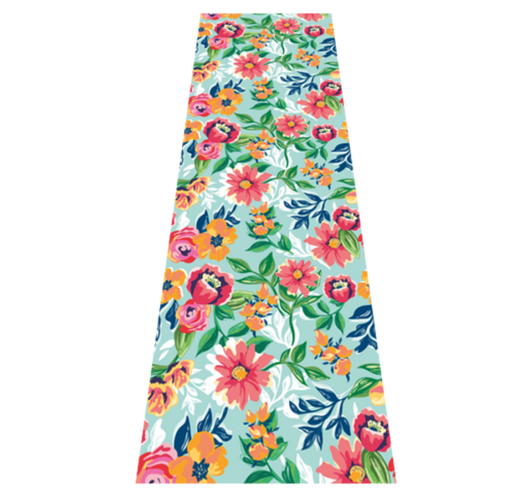 Tapis vinyle chambre motif sauvage coloré - TenStickers