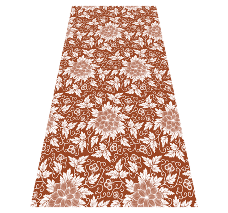 Tapis vinyle nature composition botanique - TenStickers