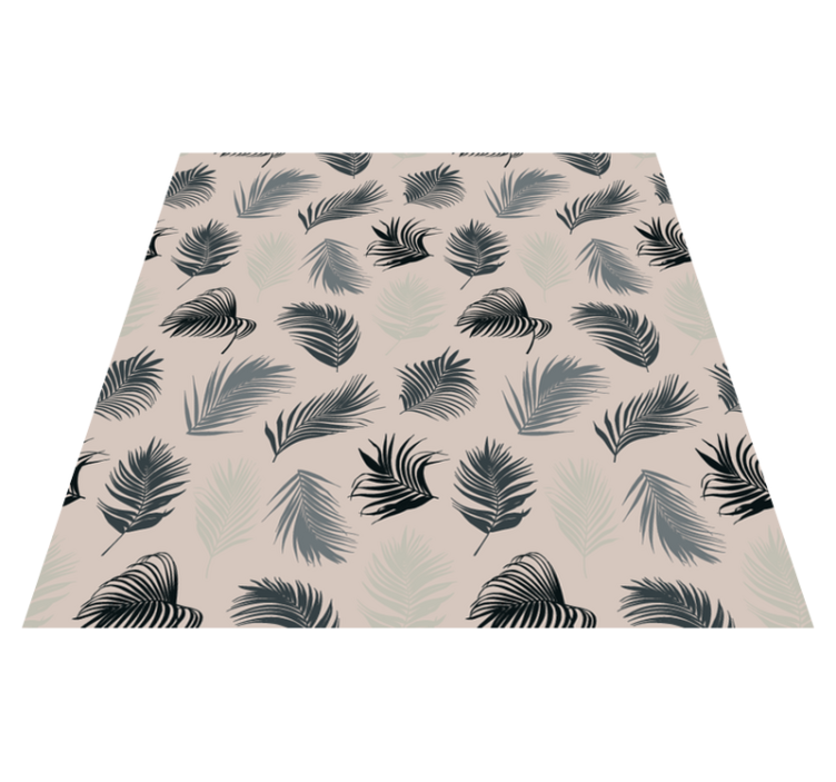Tapis vinyle plantes mélange luxuriant de palmiers - TenStickers