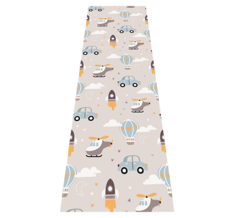 Tapis vinyle chambre illustration mignonne pour enfants - TenStickers