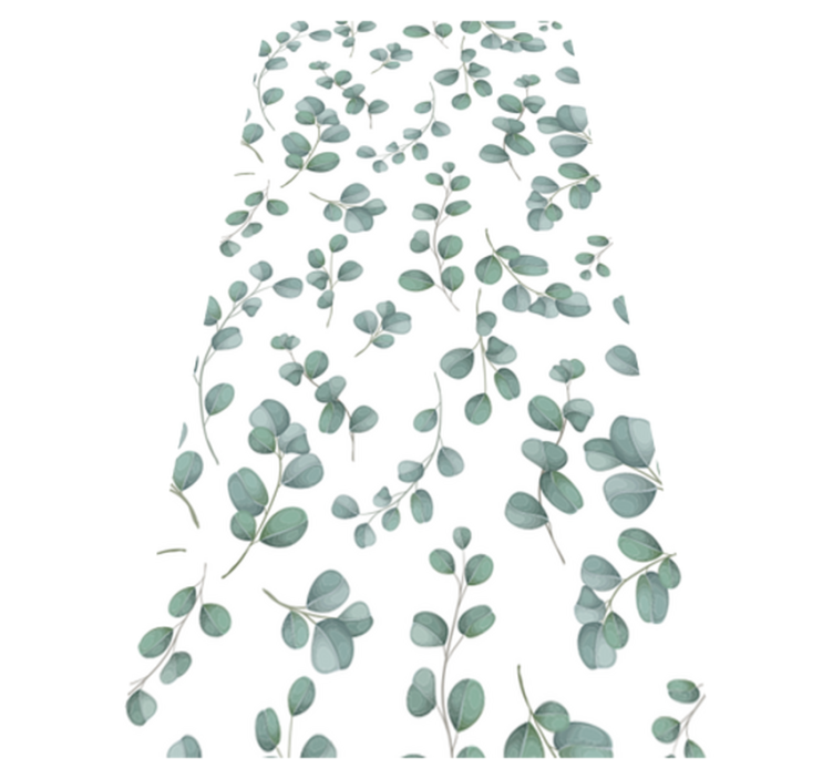 Tapis vinyle chambre motif floral aquarelle élégant - TenStickers