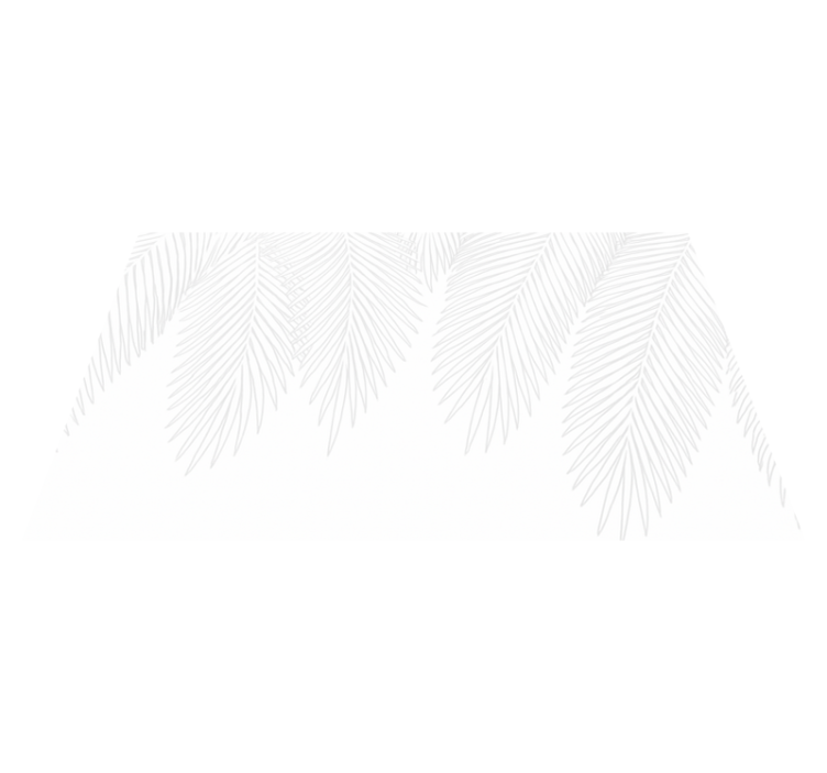 Tapis vinyle chambre palmier neutre - TenStickers