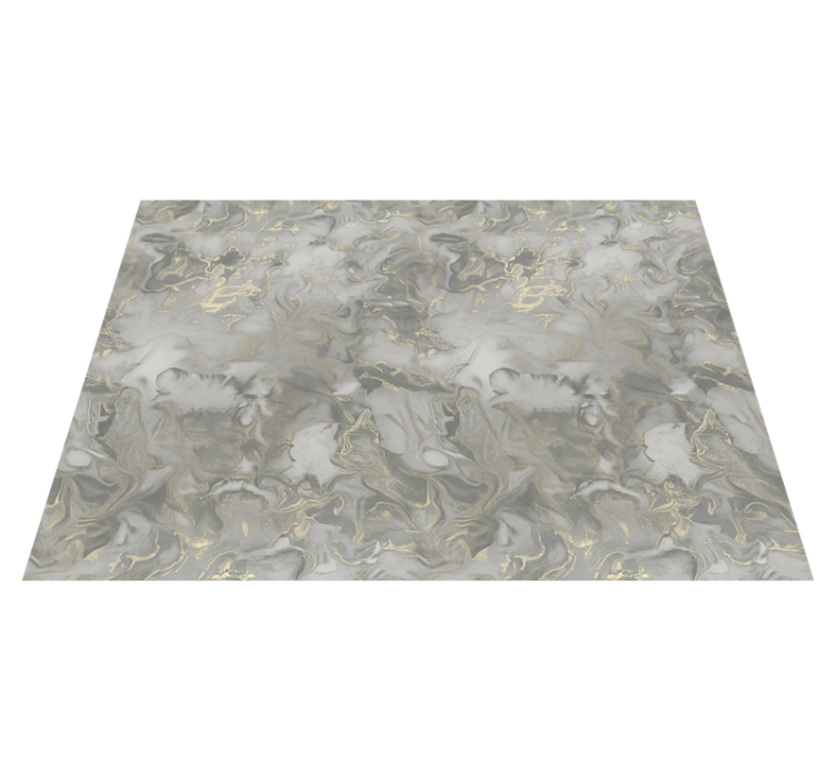 Tapis vinyle chambre marbre liquide gris métallisé - TenStickers