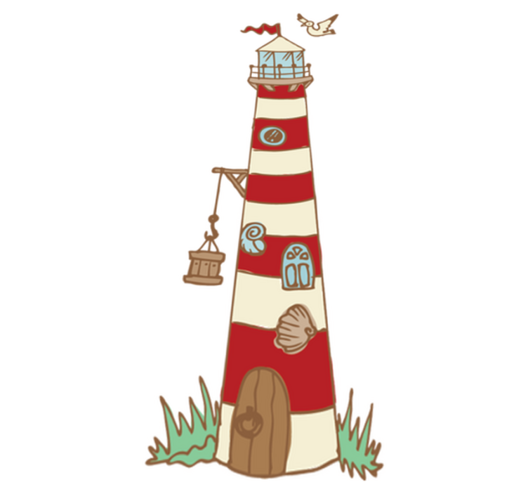 Tapis vinyle pour enfants design phare - TenStickers