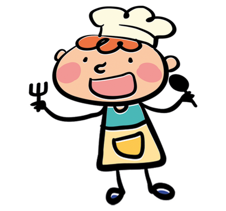 Tapis vinyle pour enfants petit chef - TenStickers