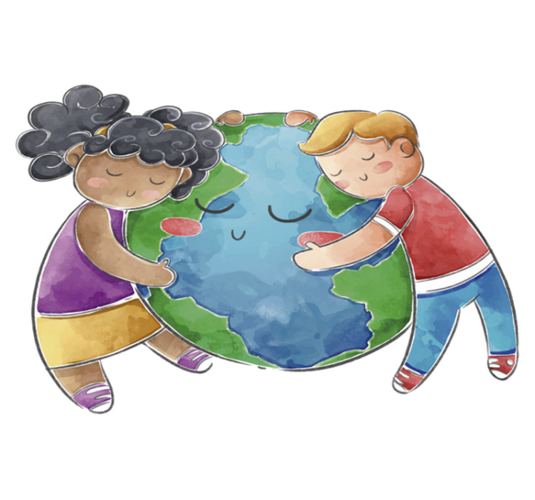 Tapis vinyle pour enfants globe pour enfants - TenStickers