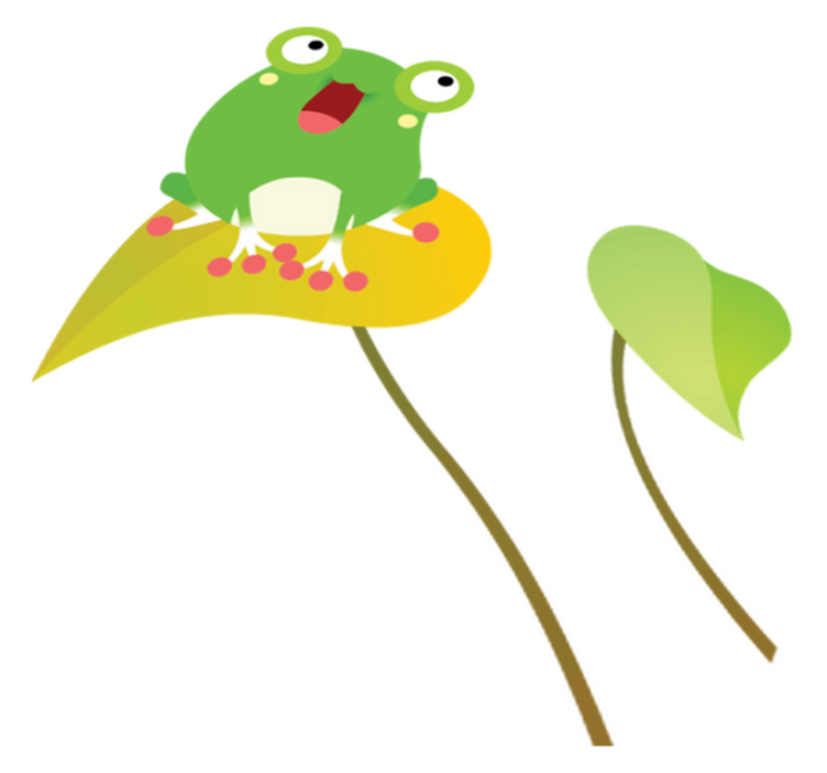 Tapis vinyle pour enfants grenouille chantante - TenStickers