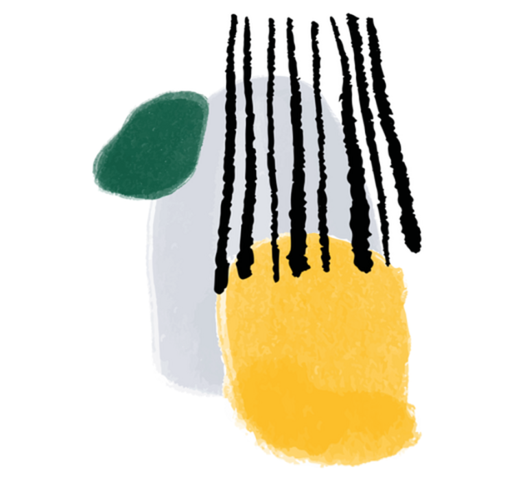 Tapis vinyle chambre art abstrait rianning - TenStickers