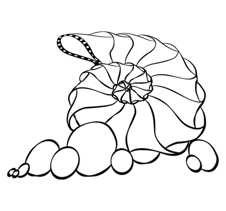 Tapis vinyle chambre coquillage marin - TenStickers