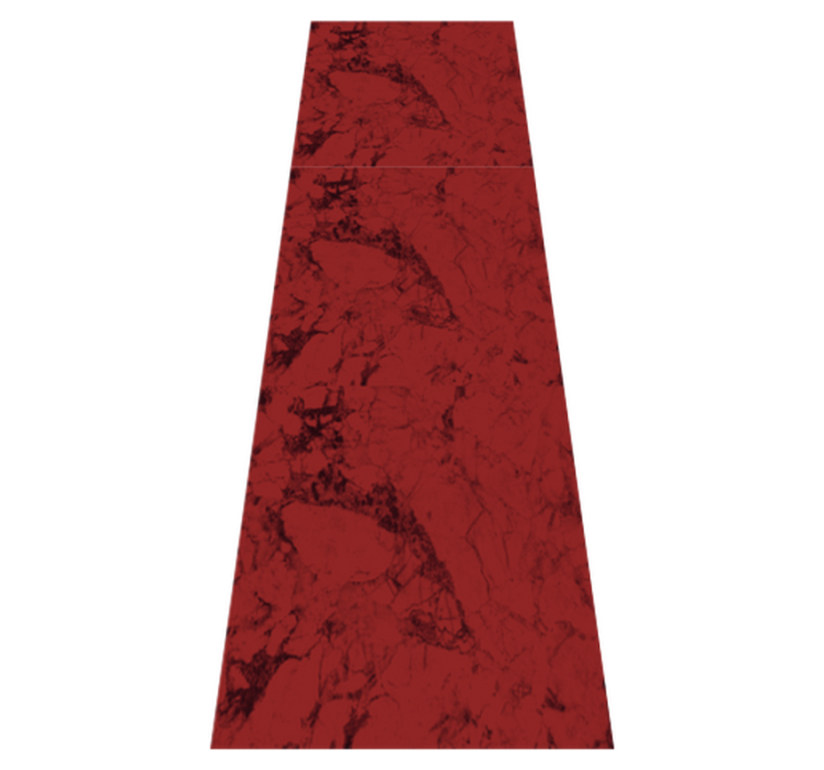 Tapis vinyle salle de bain fond marbré rouge foncé - TenStickers