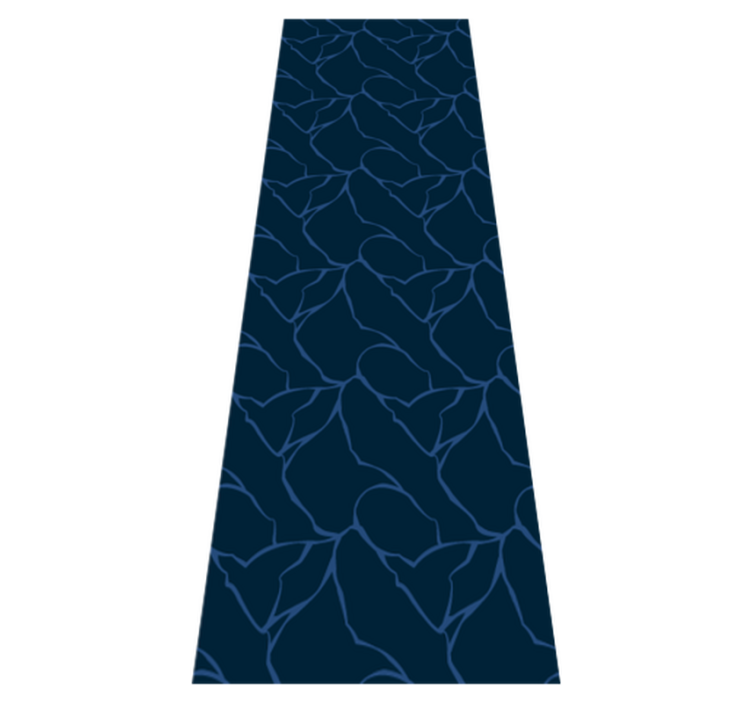 Tapis vinyle salle de bain fond marbré bleu texturé - TenStickers