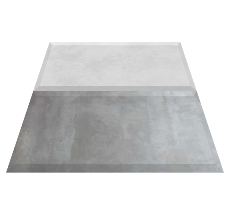 Tapis vinyle salle de bain effet carrelage ciment - TenStickers