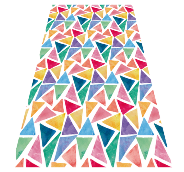 Tapis vinyle cuisine géométrique pour armoires - TenStickers