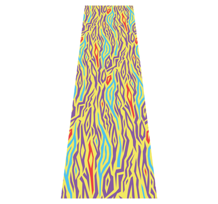 Tapis vinyle cuisine imprimé zèbre vintage - TenStickers
