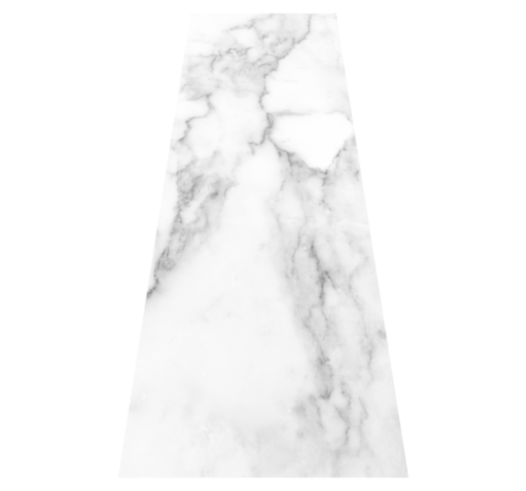 Tapis vinyle cuisine texture marbre blanc - TenStickers
