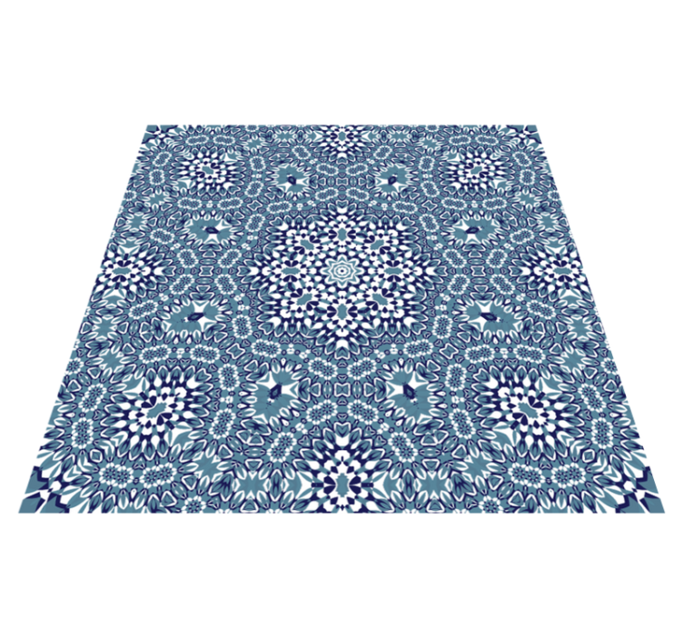 Tapis vinyle cuisine mandala mosaïque - TenStickers