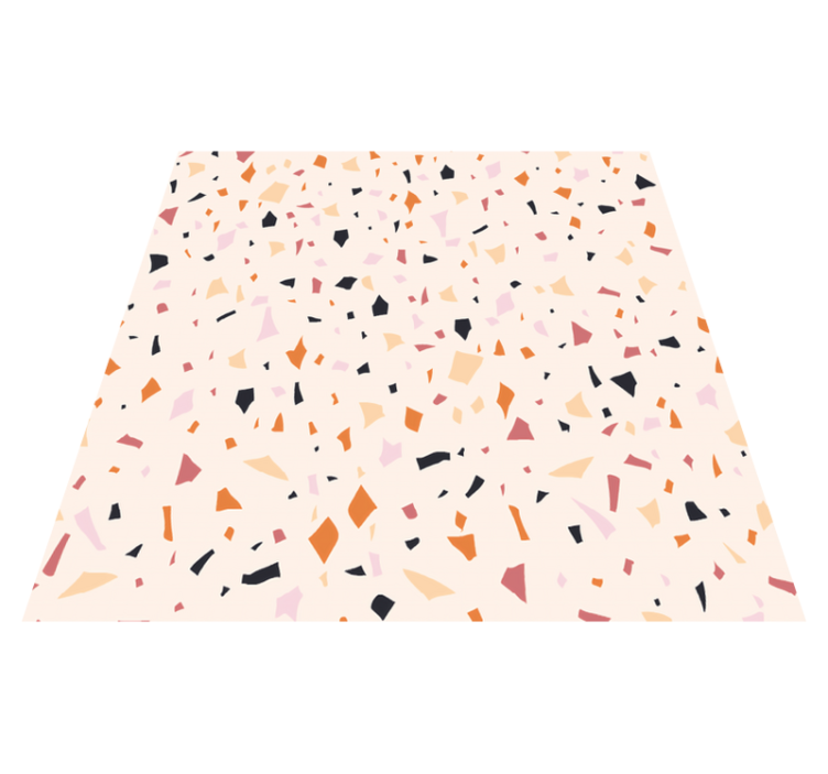 Tapis vinyle cuisine motif terrazzo gris - TenStickers