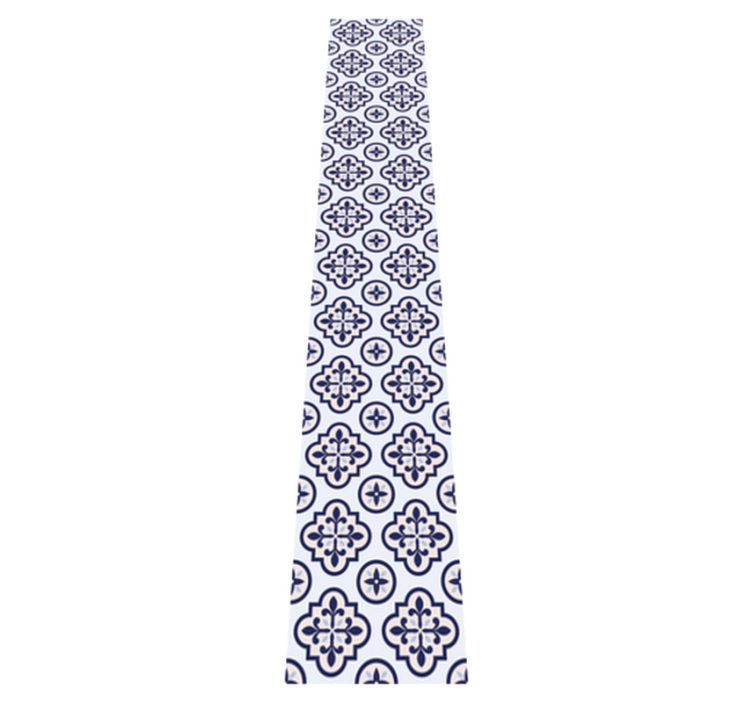 Tapis vinyle cuisine carreaux portugais bleus - TenStickers