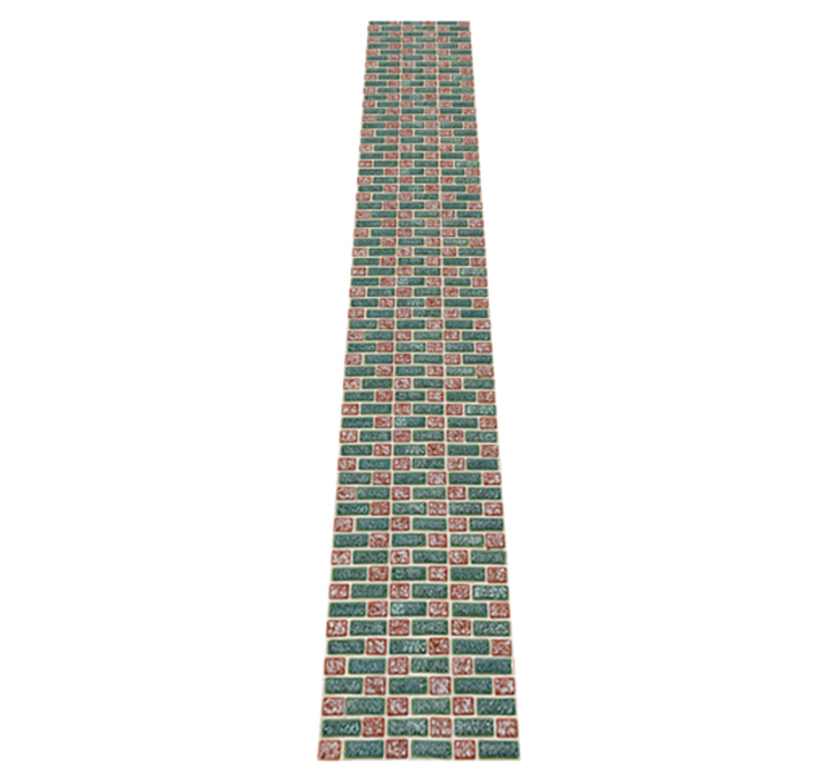 Tapis vinyle cuisine carreaux de briques simples - TenStickers