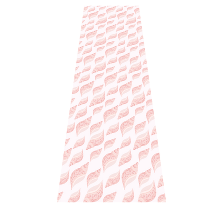 Tapis vinyle chambre motif coquillage rose tendance - TenStickers