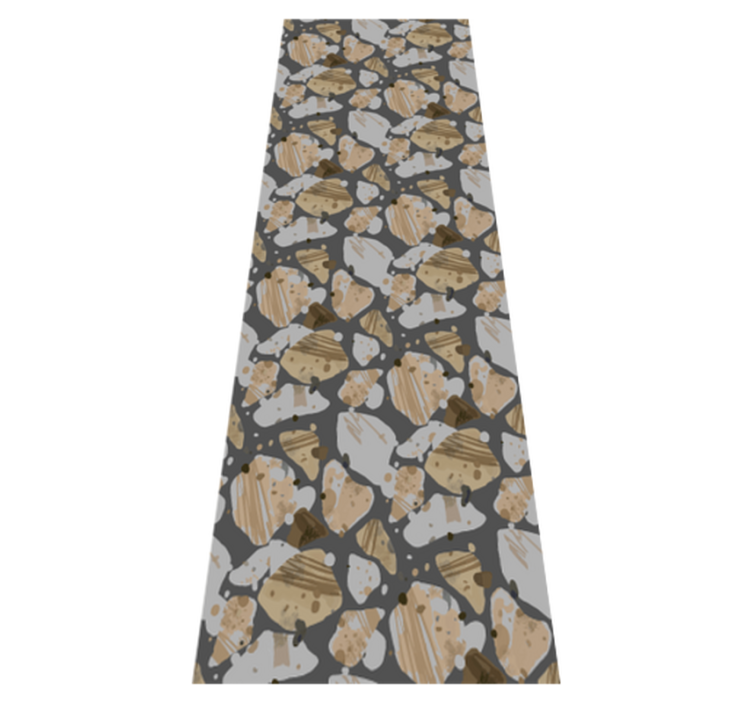 Tapis vinyle chambre motif terrazzo en ciment - TenStickers