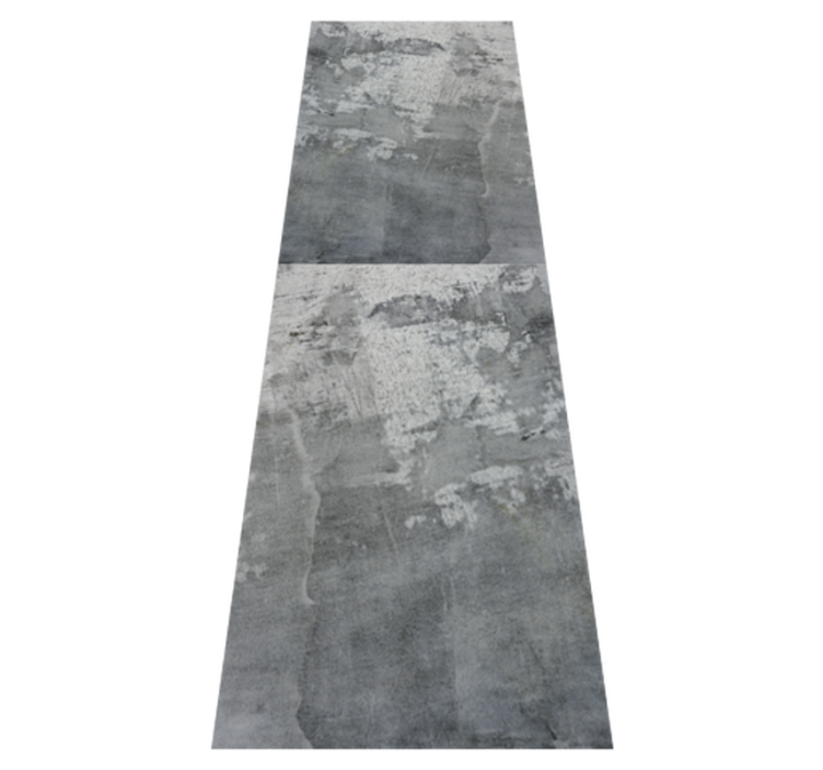 Tapis vinyle chambre motif argenté rétro enchevêtré - TenStickers