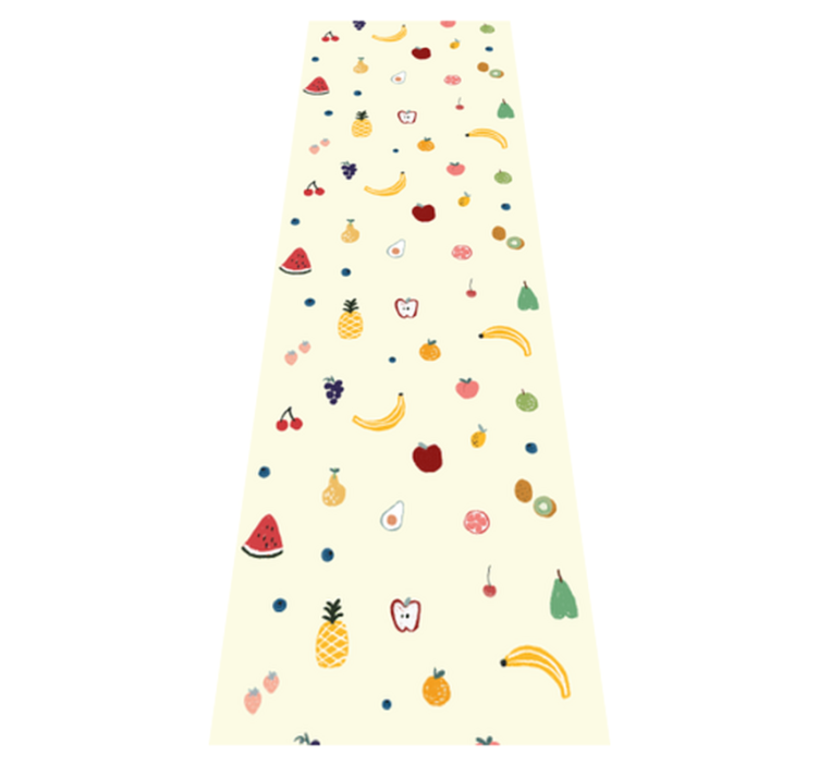 Tapis vinyle chambre motif fruits colorés - TenStickers