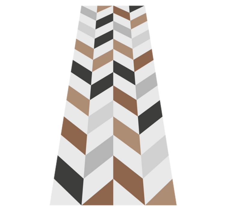 Tapis vinyle bureau blocs géométriques colorés - TenStickers