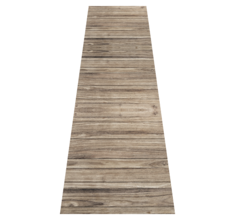Tapis vinyle bureau planches en bois rustiques grises - TenStickers
