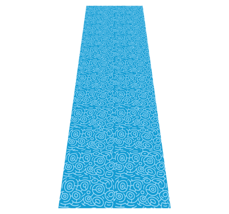 Tapis vinyle bureau taches abstraites - TenStickers