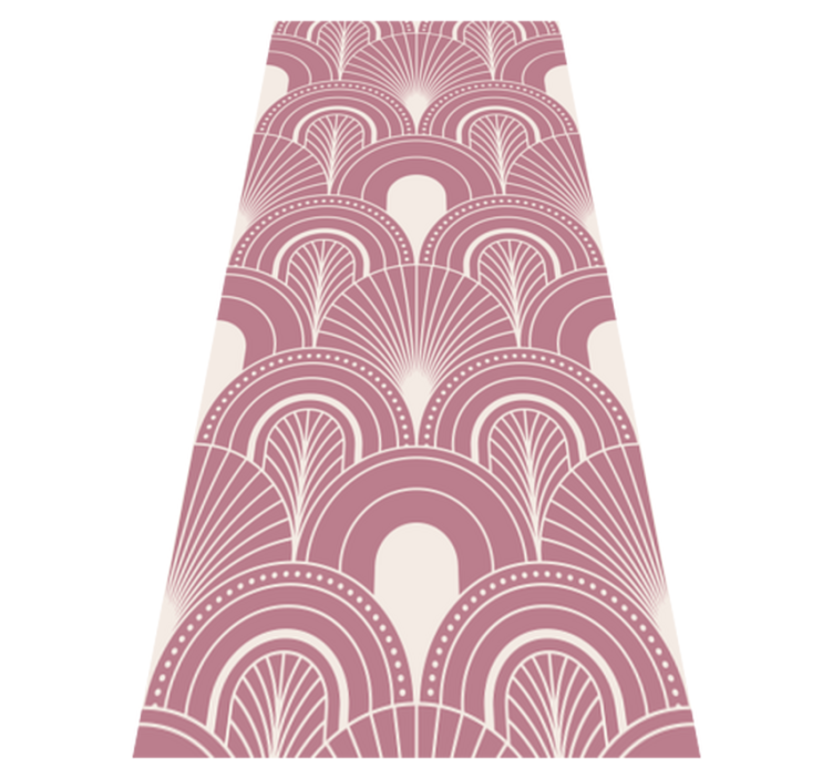 Tapis vinyle bureau style arc en rose gold - TenStickers
