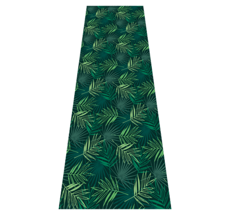Tapis vinyle bureau motif tropical mélange - TenStickers