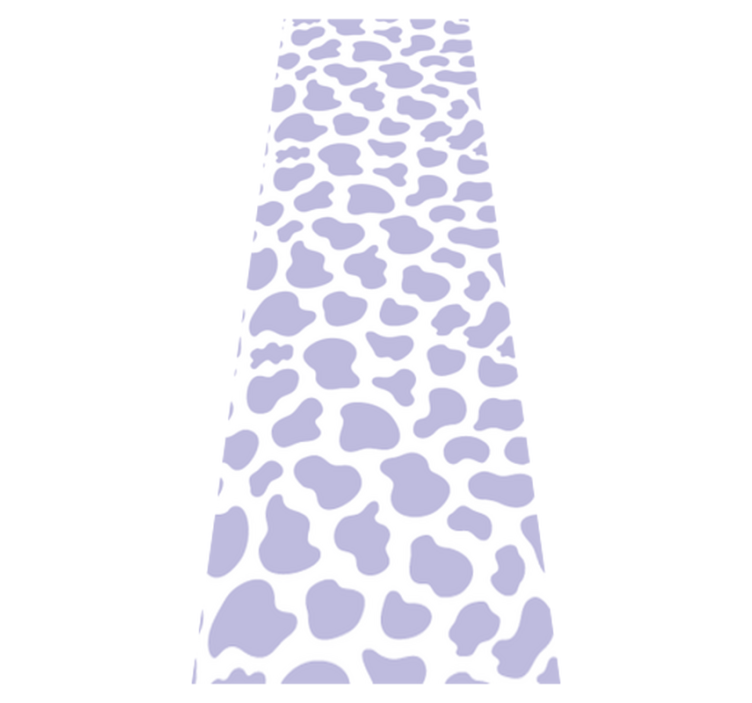 Tapis vinyle chambre motif vache violette - TenStickers