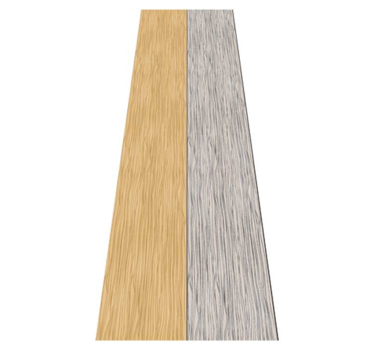 Tapis vinyle chambre gris bois - TenStickers