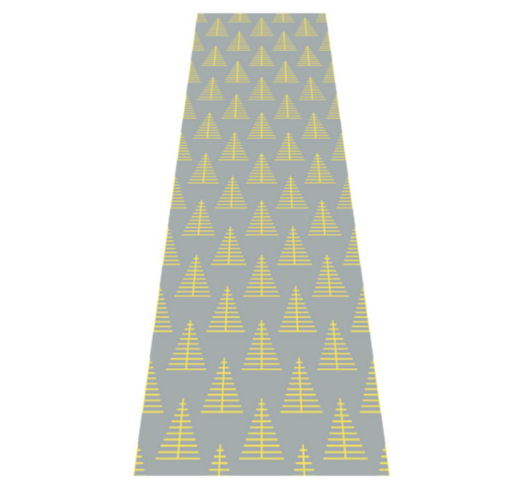 Tapis vinyle chambre arbres pantone - TenStickers
