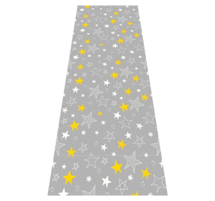 Tapis vinyle chambre Étoiles pantone - TenStickers