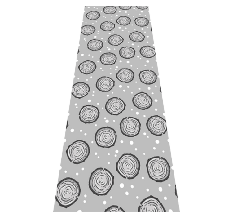 Tapis vinyle chambre style nordique alpin - TenStickers