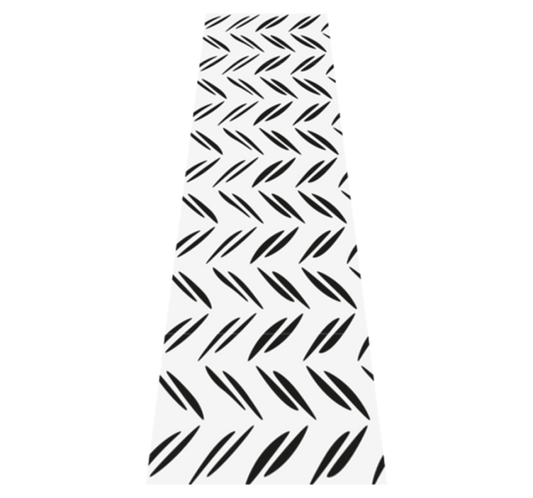 Tapis vinyle chambre rayures simples et différentes - TenStickers