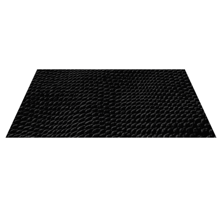 Tapis en vinyle imprimé peau de serpent noir - TenStickers