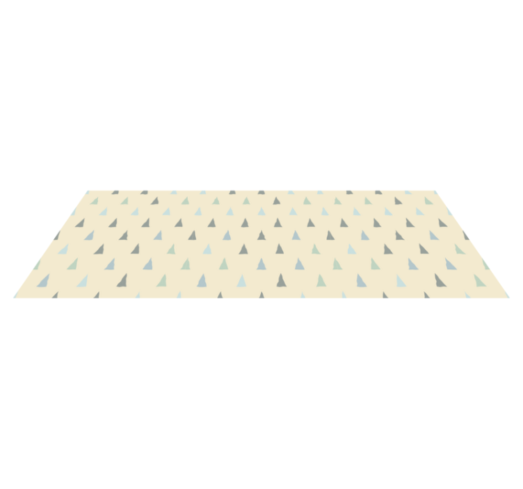 Tapis vinyle rayures formes de triangles géométriques - TenStickers