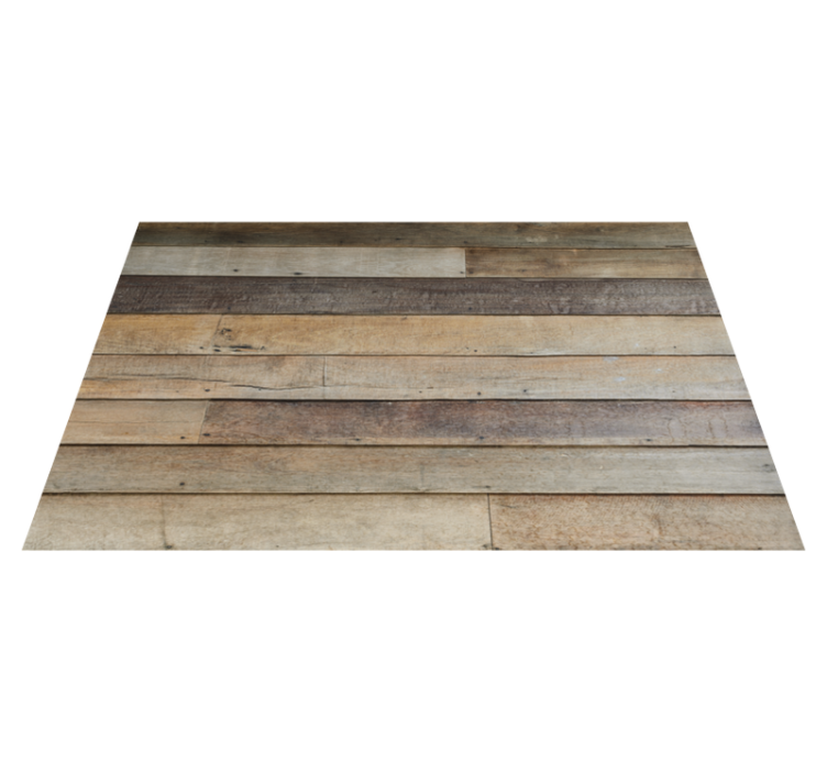 Tapis vinyle imitation parquet détail de planche de bois - TenStickers