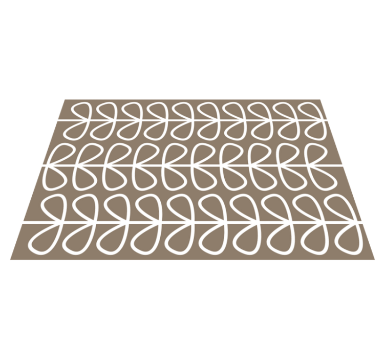 Tapis vinyle géométrique motif de boucle géométrique - TenStickers