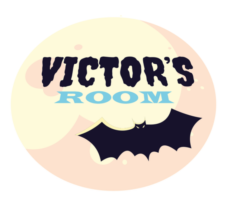 Tapis vinyle personnalisé Écusson de chauve-souris - TenStickers