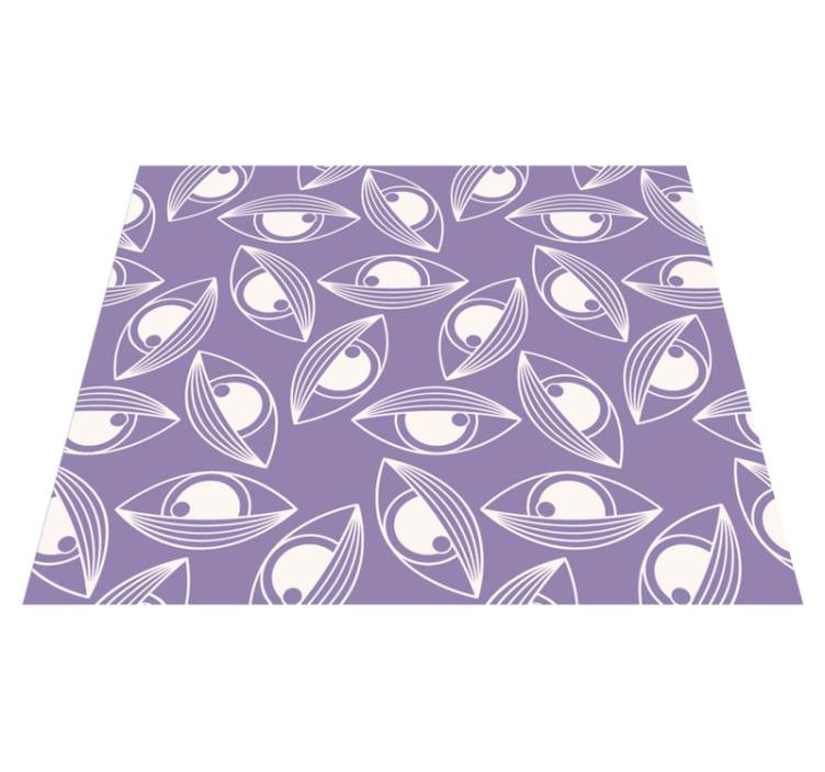 tapis vinyle moderne lila vinylee mystique - TenStickers